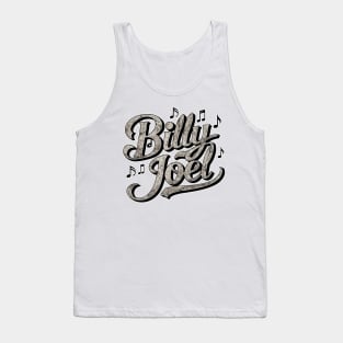 billy Joel Typography Tank Top